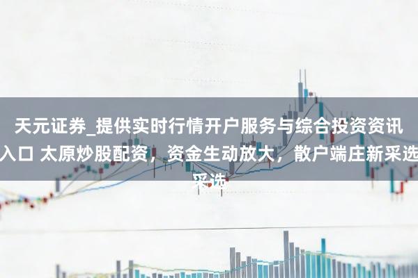 天元证券_提供实时行情开户服务与综合投资资讯入口 太原炒股配资，资金生动放大，散户端庄新采选